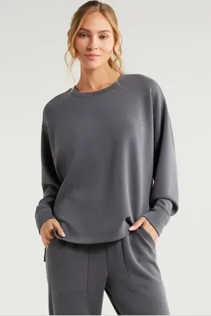 Zella Ultrasoft Scuba Knit Tunic in at Nordstrom, Size Small