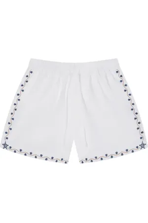 MAVRANS Beach House Linen Blend Shorts in at Nordstrom, Size X-Large