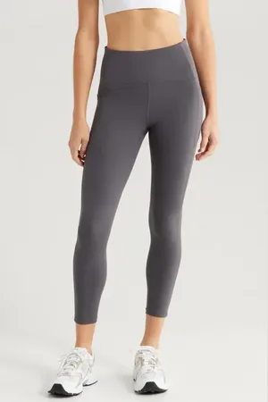 Zella Studio Luxe High Waist Pocket 7/8 Leggings in at Nordstrom, Size X-Small