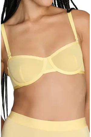 CUUP The Balconette Mesh Underwire Bra in at Nordstrom, Size 34G