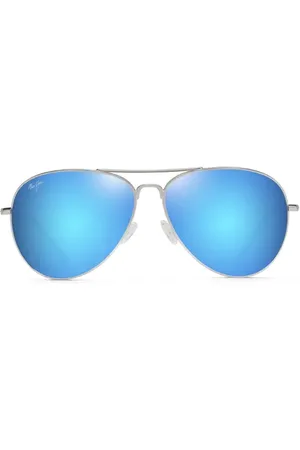 Maui Jim Mavericks 61mm Polarized Oversize Aviator Sunglasses in at Nordstrom