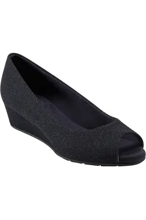 Bandolino Peep Toe Wedge Pump in at Nordstrom, Size 9