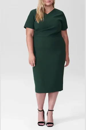 UNIVERSAL STANDARD Mary Double Luxe Midi Dress in at Nordstrom, Size 3Xl