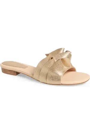 KOKO + PALENKI Frilly Slide Sandal in at Nordstrom, Size 9
