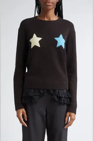 SANDY LIANG Trois Star Wool & Cashmere Sweater in at Nordstrom, Size Large