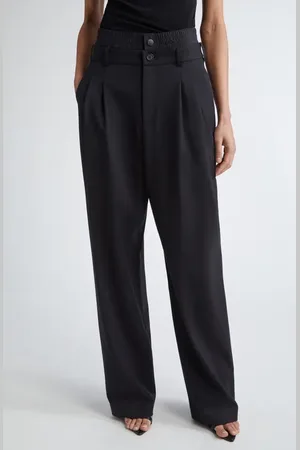 MONSE Layered Waist Stretch Wool Pants in at Nordstrom, Size 8