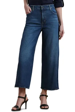 Ralph Lauren High Waist Crop Wide Leg Jeans in at Nordstrom, Size 8