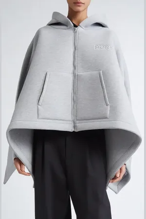 MONSE Oversize Hybrid Hoodie in at Nordstrom, Size Large