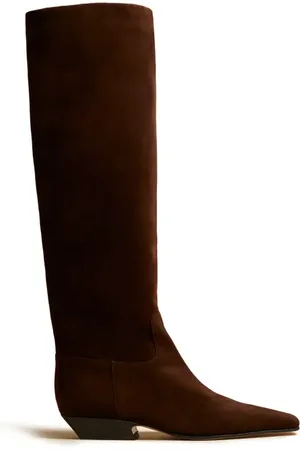 Khaite Marfa Suede Knee High Boot in at Nordstrom, Size 10.5Us