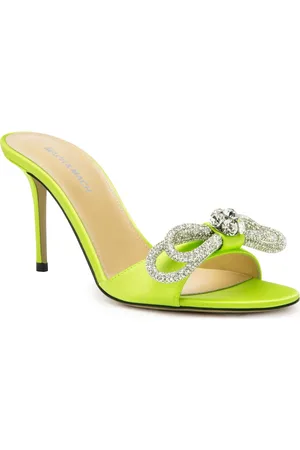 Mach & Mach Double Crystal Bow Sandal in at Nordstrom, Size 6.5Us