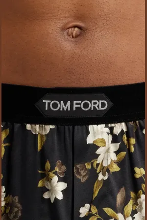 Tom Ford Floral Print Stretch Silk Boxers in at Nordstrom, Size Medium