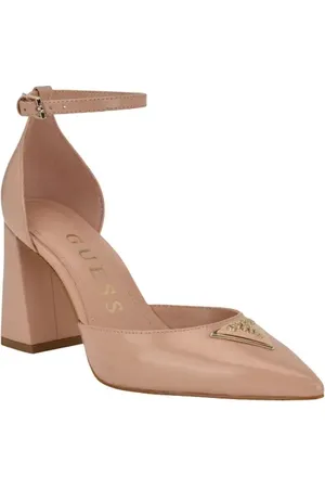 Guess Barsyn Pointed Toe Ankle Strap Pump in at Nordstrom, Size 7
