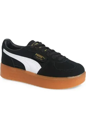 PUMA Palermo Elevata Platform Sneaker in Black-Gum at Nordstrom, Size 7.5
