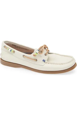 Sperry Authentic Original 2-Eye Beaded Boat Shoe in at Nordstrom, Size 5