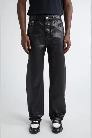 AMIRI MA Quad Coated Straight Leg Jeans in at Nordstrom, Size 29