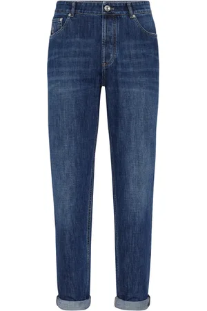 Brunello Cucinelli Lightweight denim trousers in at Nordstrom, Size 46 It