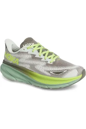 Hoka One One Clifton 9 Gore-Tex?? Waterproof Running Shoe in Slate /Aloe Vera at Nordstrom, Size 9.5
