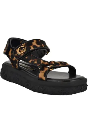 Guess Lanara 3 Genuine Calf Hair Sandal in at Nordstrom, Size 9