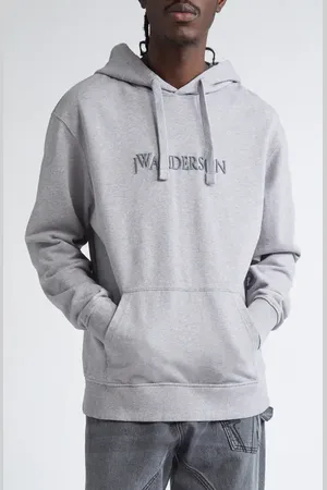 J.W.Anderson Logo Embroidered Hoodie in at Nordstrom, Size Medium
