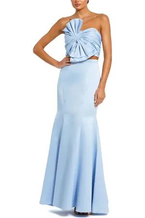 Mac Duggal Strapless Bow Top and Mermaid Skirt 2 Piece Set in at Nordstrom