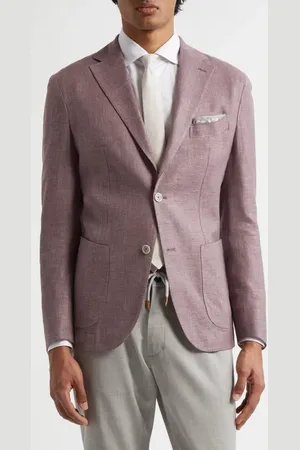 ELEVENTY Unstructured Linen & Wool Blend Sport Coat in at Nordstrom, Size 48 Us