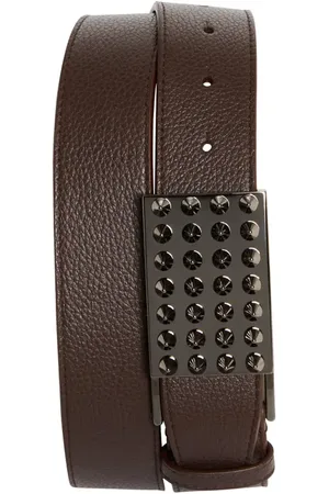 Christian Louboutin Funky Empire Calfskin Leather Belt in at Nordstrom, Size 95