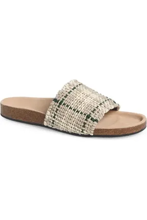 J.W.Anderson Woven Check Slide Sandal in at Nordstrom, Size 5Us