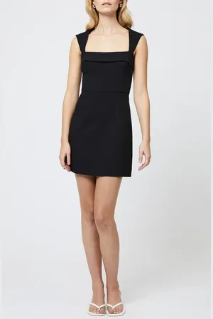 French Connection Whisper Square Neck Minidress in at Nordstrom, Size 12