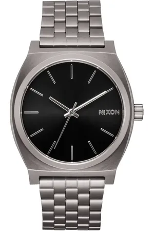 Nixon The Time Teller Bracelet Watch, 37mm in Gunmetal /Black Sunray at Nordstrom