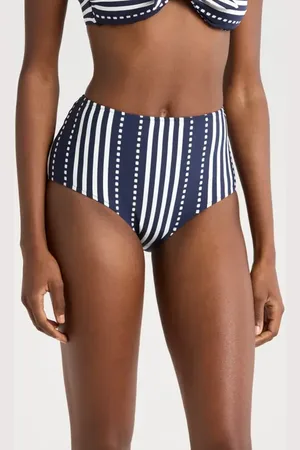 Lemlem Elsi High Waist Bikini Bottoms in at Nordstrom, Size Large
