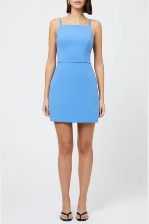 French Connection Whisper Square Neck Minidress in at Nordstrom, Size 2