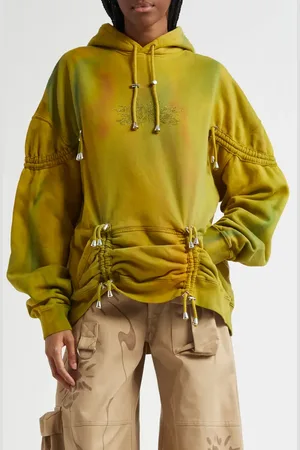 Collina Strada Drawstring Detail Cotton Hoodie in at Nordstrom, Size X-Large