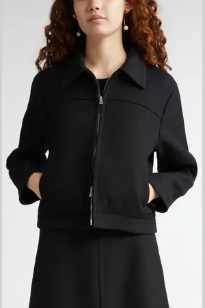 BITE Tailored Organic Wool Zip Jacket in at Nordstrom, Size 2 Us