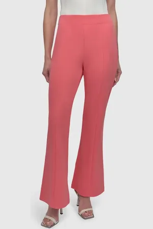 DKNY Wide Leg Scuba Knit Pants in at Nordstrom, Size X-Large