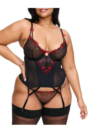 Adore Me Lovette Unlined Plunge Bustier in at Nordstrom, Size 42Ddd