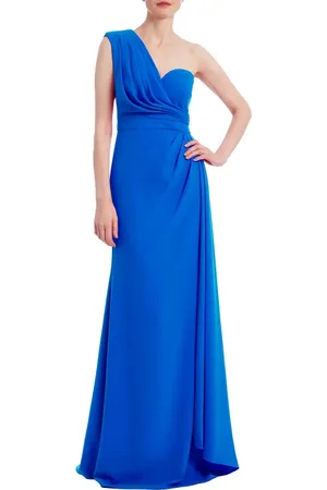 Badgley Mischka One-Shoulder A-Line Evening Gown in at Nordstrom, Size 8