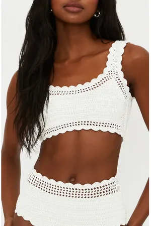 Beach Riot Andy Crochet Bikini Top in at Nordstrom, Size X-Large