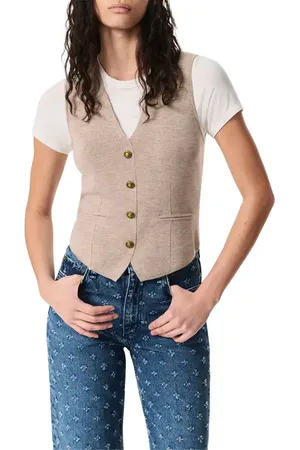 RAG&BONE Ella Merino Wool Blend Sweater Vest in at Nordstrom, Size Small