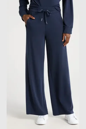 Travis Mathew Cloud French Terry Wide Leg Pants in at Nordstrom, Size Large