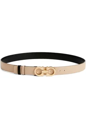 Salvatore Ferragamo Reversible Gancini Calfskin Leather Belt in at Nordstrom, Size 90