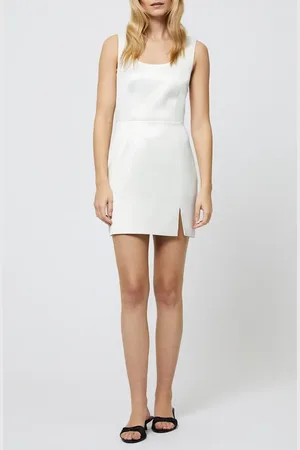 French Connection Carey Sleeveless Satin Minidress in at Nordstrom, Size 6