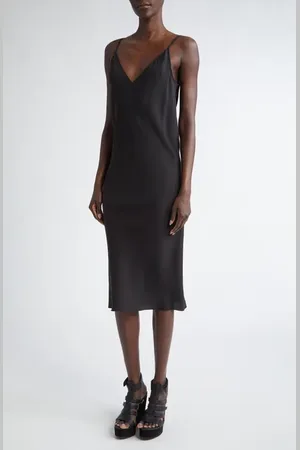 Rick Owens Cupro Japonette Slipdress in at Nordstrom, Size 10 Us