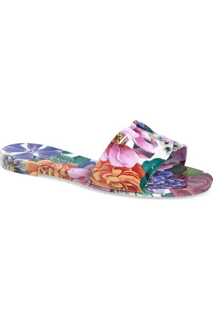 Dolce & Gabbana Bianca Interlock Slide Sandal in at Nordstrom, Size 5Us
