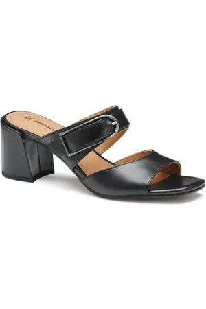 Johnston & Murphy Everly Buckle Slide Sandal in at Nordstrom, Size 8.5