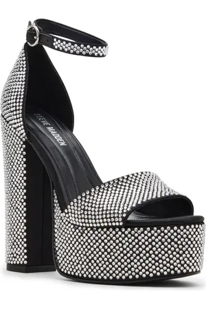 Steve Madden Glam Ankle Strap Platform Sandal in at Nordstrom, Size 10