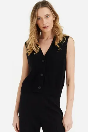 Chinti & Parker Wool and Cashmere Blend Knit V Neck Waistcoat in at Nordstrom, Size Large