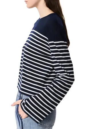 RAG&BONE The Knit Stripe Long Sleeve T-Shirt in at Nordstrom, Size Large