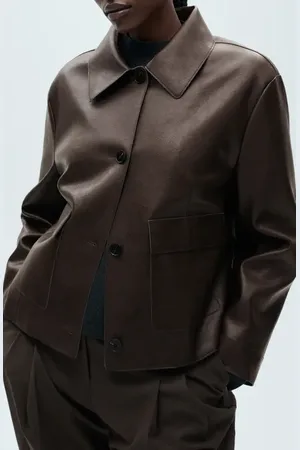 MANGO Sabina Faux Leather Jacket in at Nordstrom, Size X-Large