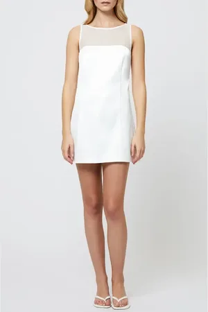 French Connection Carey Sleeveless Satin Minidress in at Nordstrom, Size 0