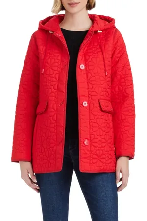Kate Spade Spade floral quilted a-line jacket in at Nordstrom, Size X-Large